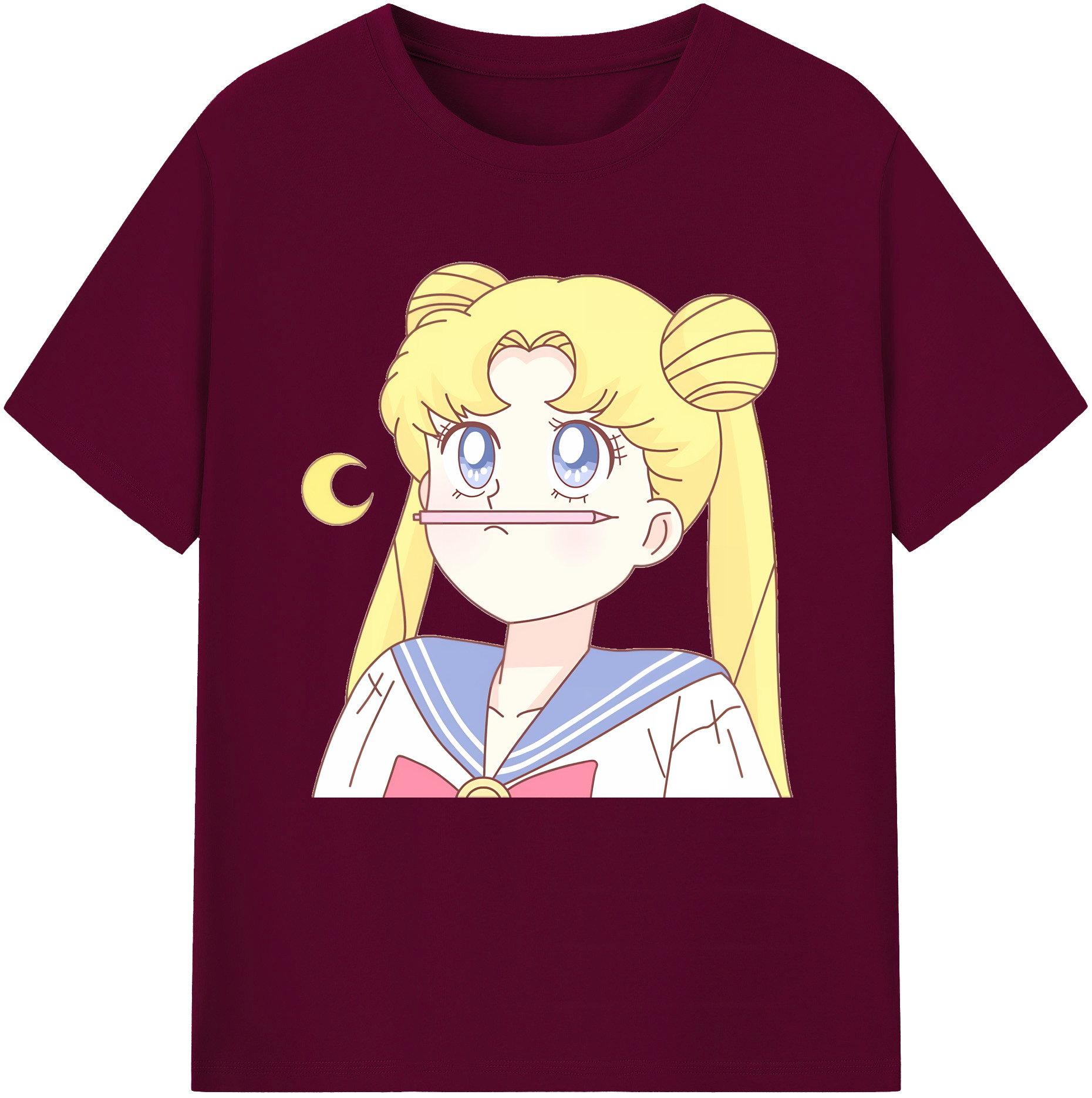 （画像用） 美少女戦士セーラームーン 愛野 美奈子 あいの みなこ Sailor Moon Aino Minako レディースカジュアルプリントTシャツ（綿100％）